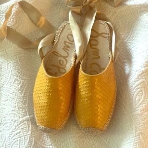 Sam Edelman lace up espadrilles